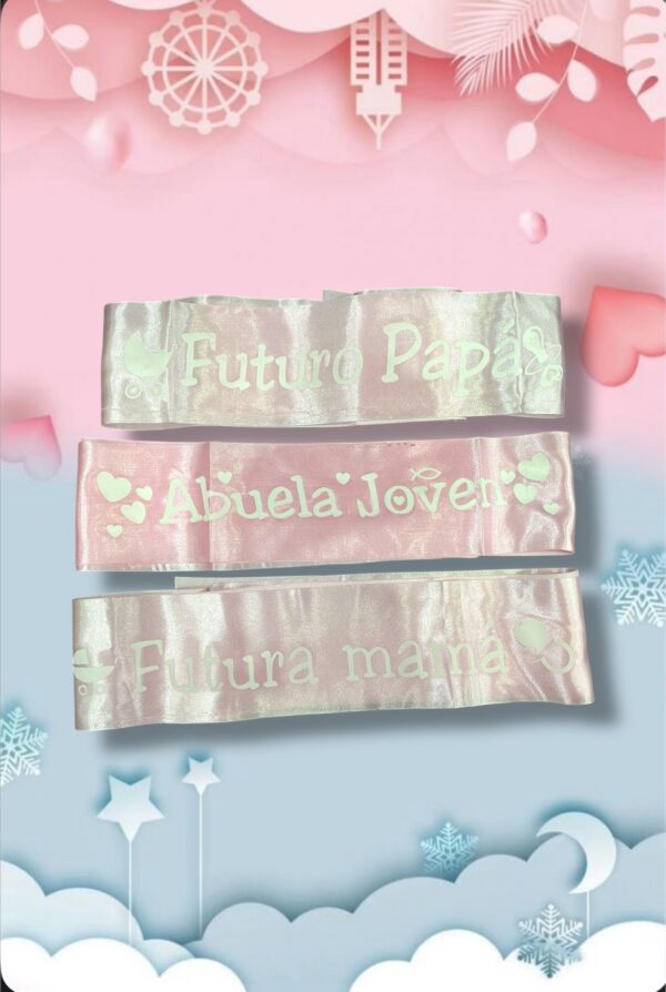 BABY SHOWER BANDAS - DE NENA FRASE