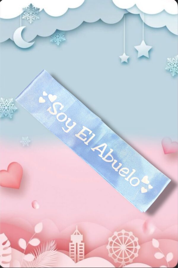 BABY SHOWER BANDAS - SOY EL ABUELO