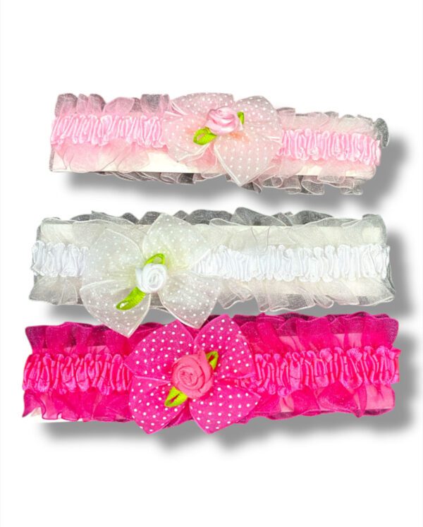VINCHA ELASTICA CON ROSA
