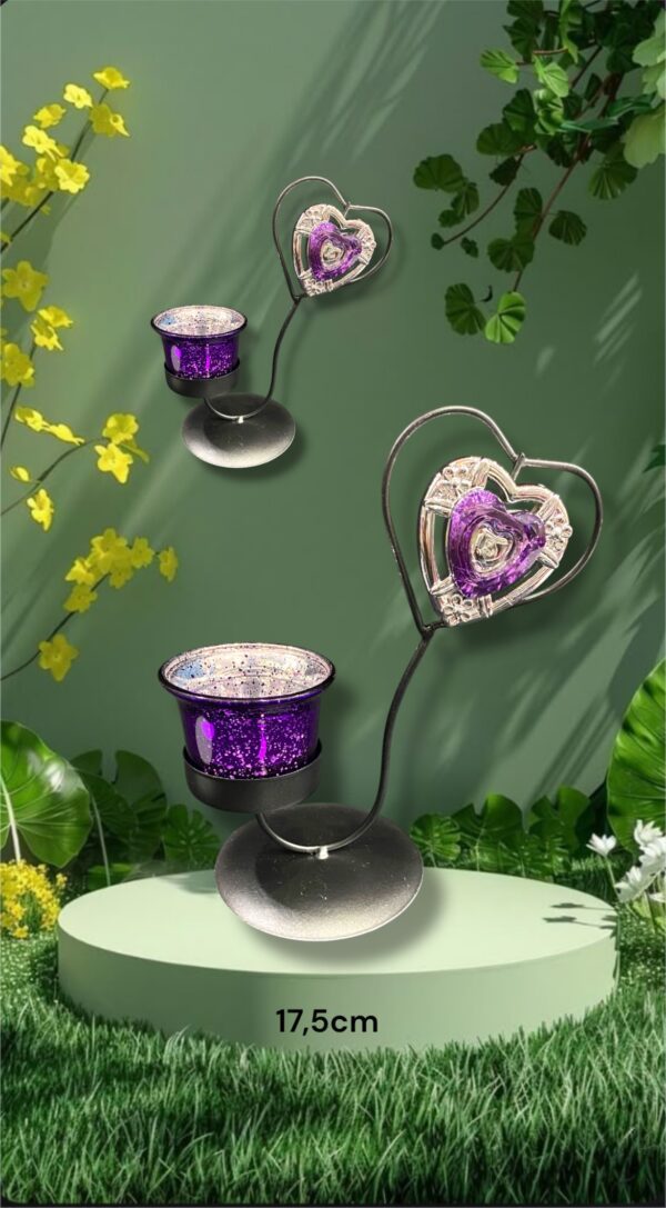 CANDELABROS PORTA VELA CON FORMA 17,5