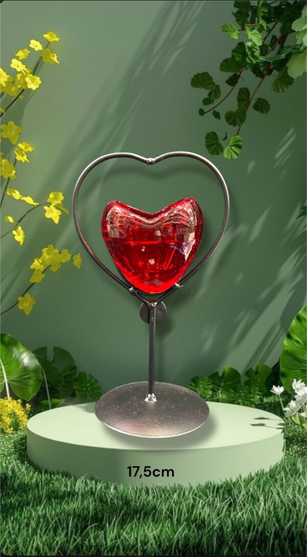 CANDELABROS PORTA VELA CORAZONCITO 17,5