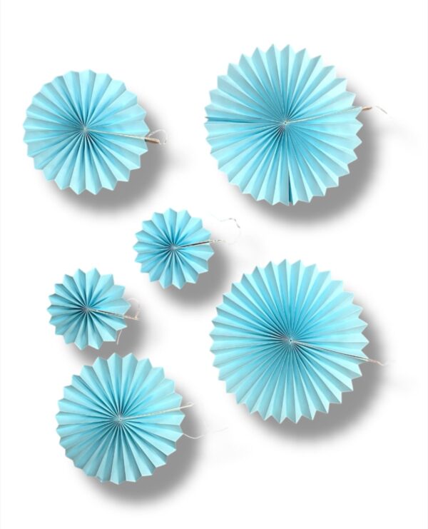 ABANICOS CELESTES