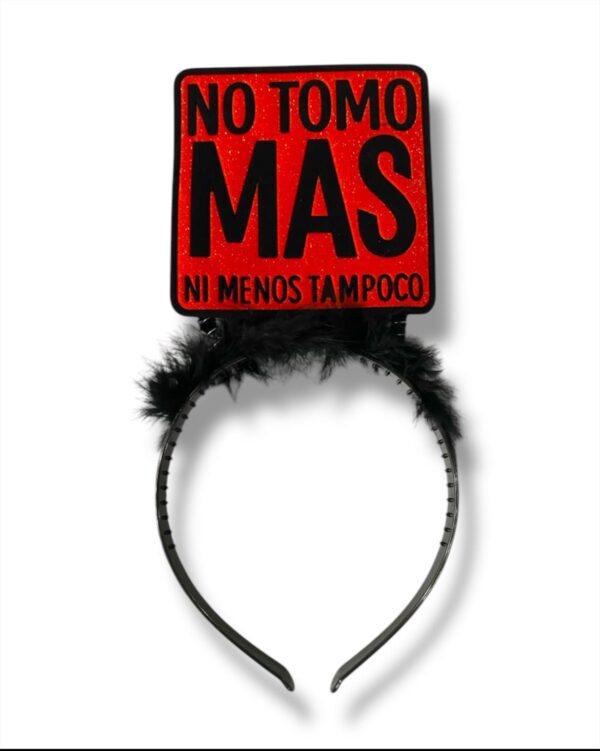 VINCHA DE FRASE Y PELITOS