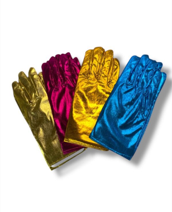 GUANTES METALIZADOS CORTOS