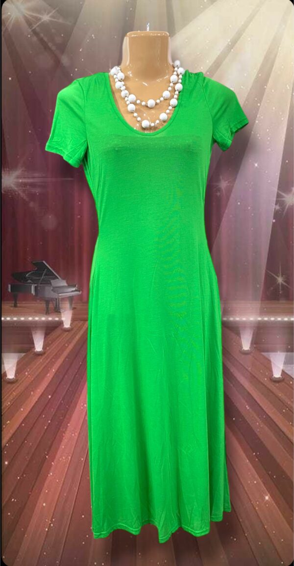 DISFRACES DAMA VESTIDO MANGA CORTA Y COLLAR