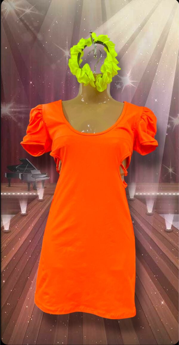 DISFRACES DAMA VESTIDO FLUOR