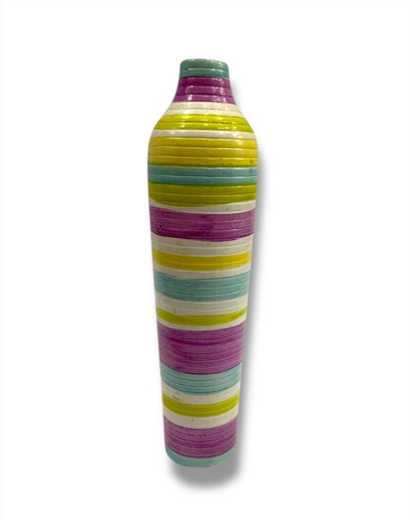 BOTELLA DE RAYAS MULTICOLOR