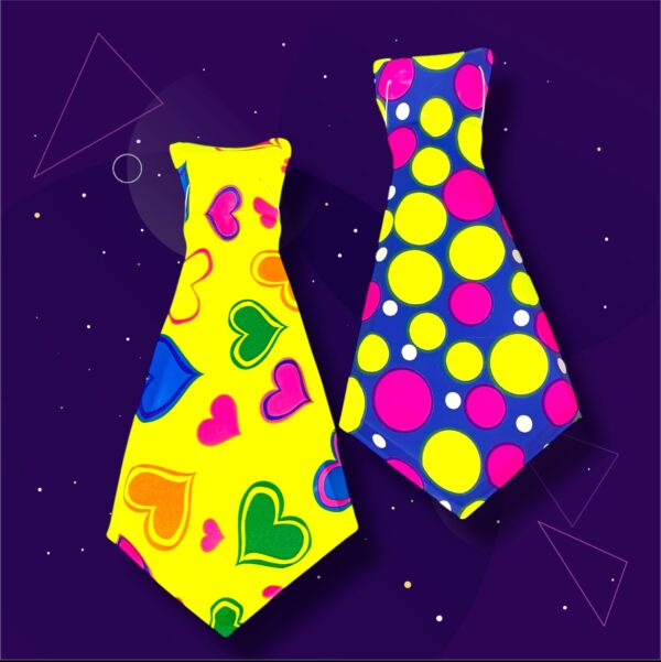 CORBATA CORTA CON DISEÑO