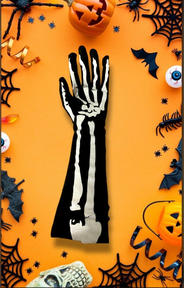 HALLOWEEN GUANTE CALAVERA