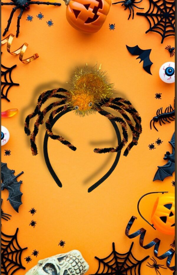 HALLOWEEN VINCHA CON ARAÑA