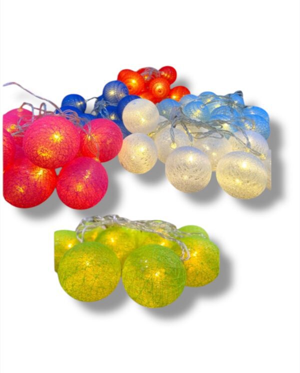 BOLAS DE HILO DE COLORES - Imagen 4