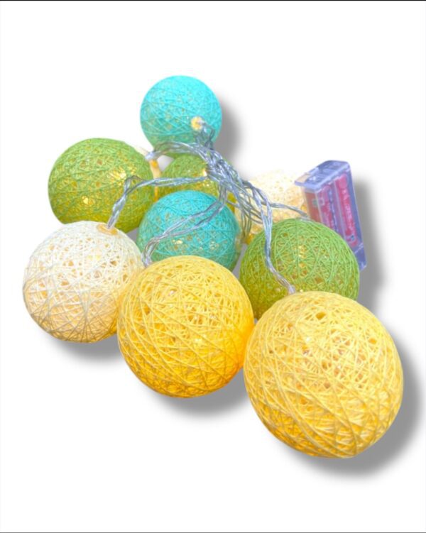BOLAS DE COLORES, HILO GRUESO