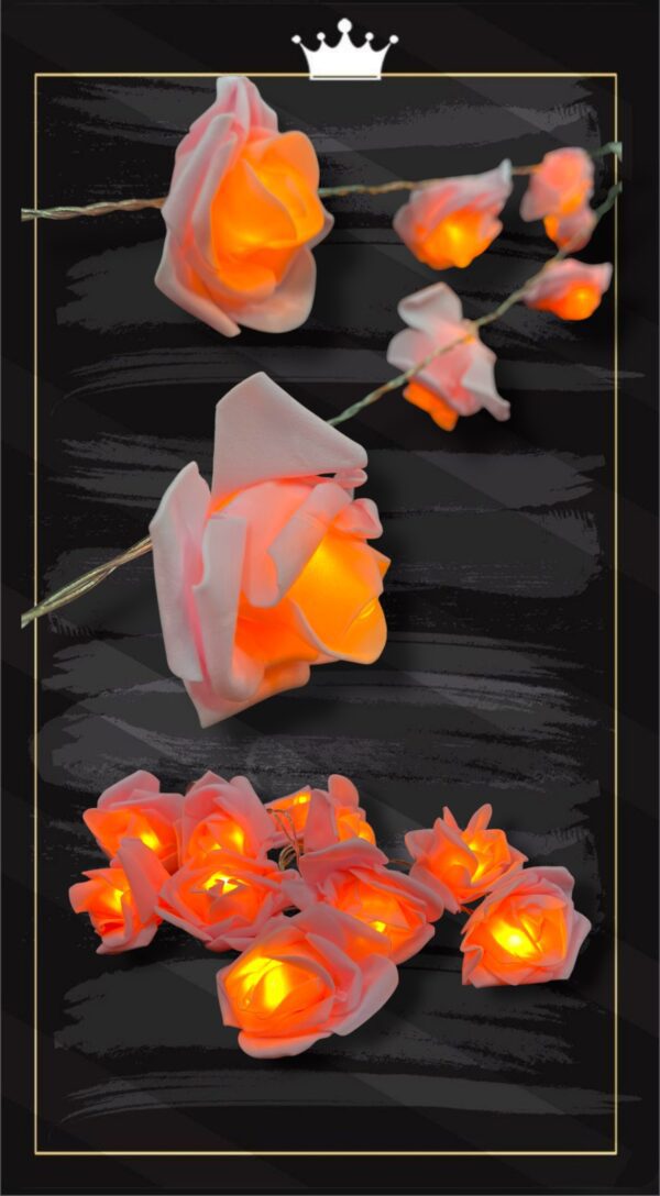 LUCES GUIAS ROSAS