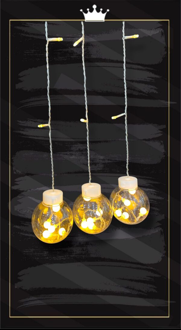 LUCES GUIAS BOLAS TRANSPARENTES