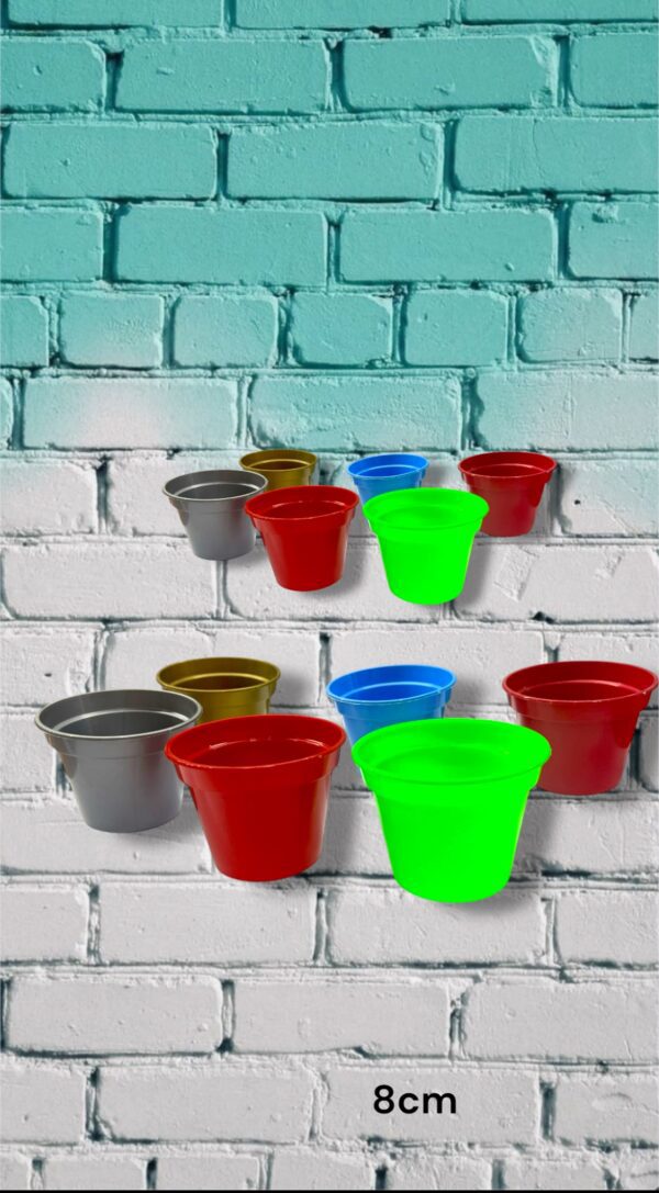 MACETA PLASTICO FINO 8CM