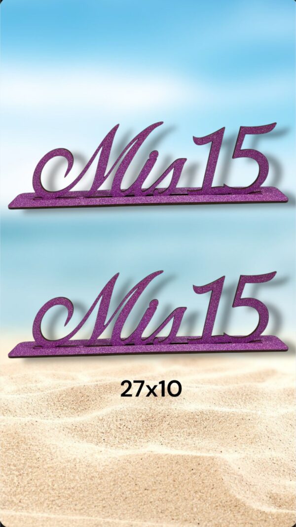 MADERA MIS 15 (27X10) GLITER