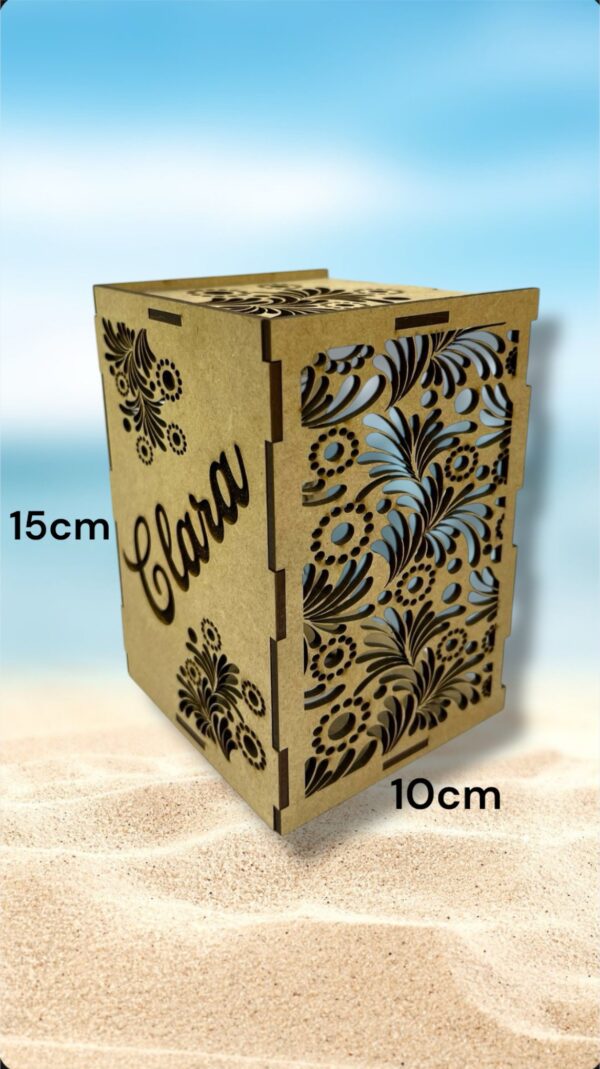 MADERA CUBO DISEÑO 15x10