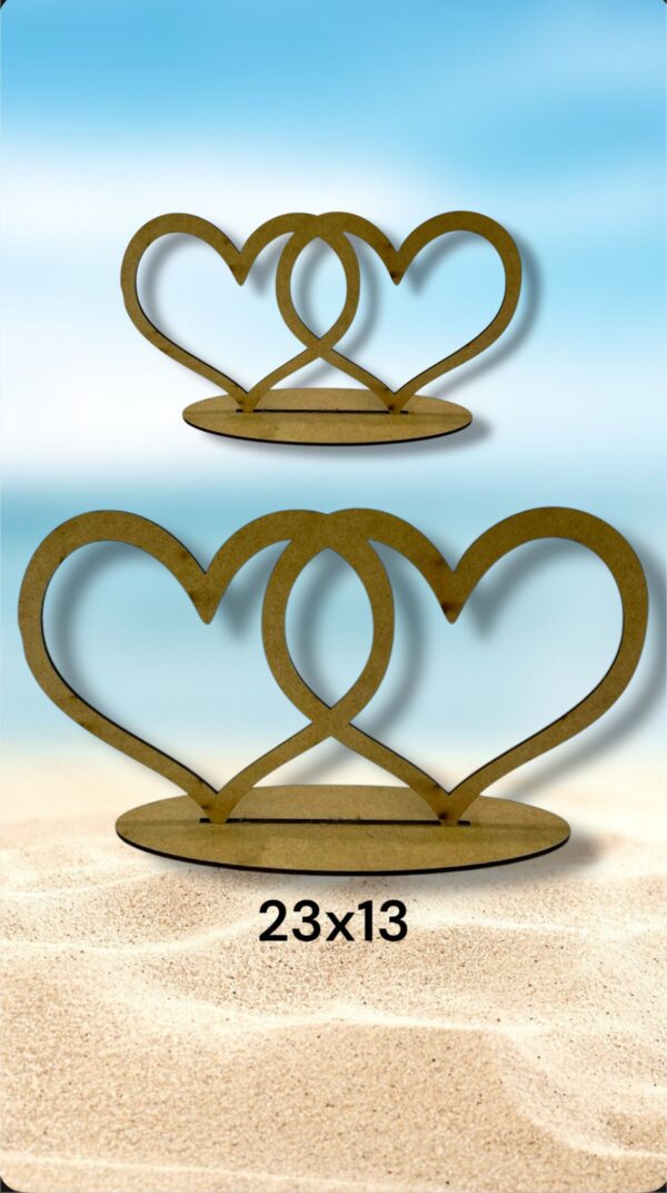 MADERA CORAZON x2 23x13