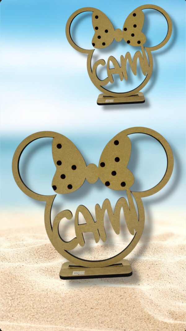 MADERA MINNIE PERSONALIZADO