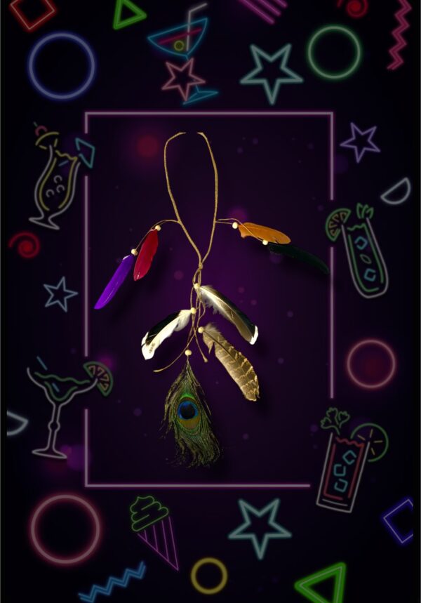 NOSTALGIA COLLAR PLUMAS