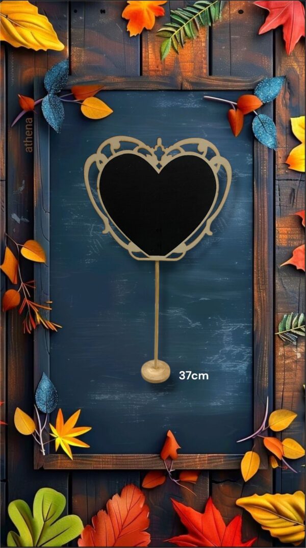 PIZARRAS CORAZON 37CM
