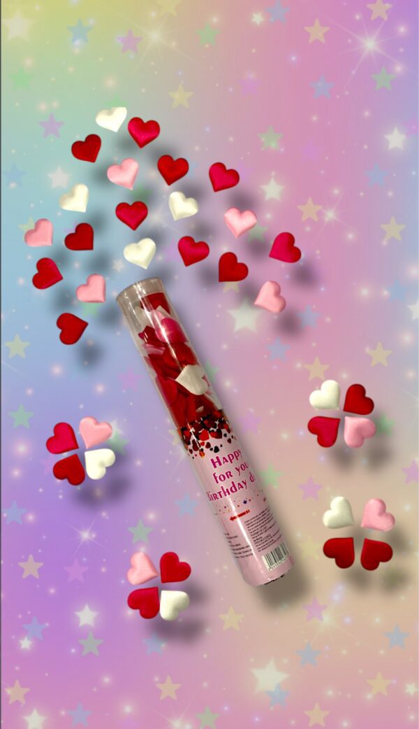 LANZA CORAZONES 30CM PVC