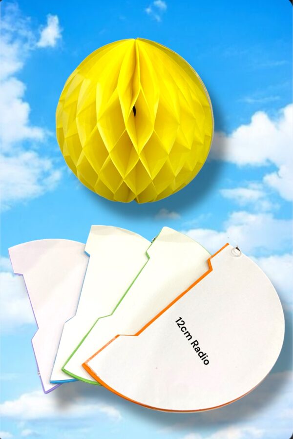 POMPONES PAPEL 3D 12cm