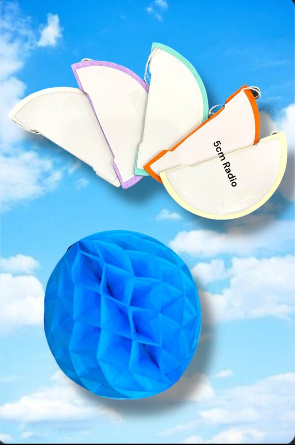 POMPONES PAPEL 3D 5cm