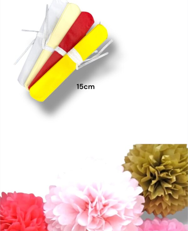 DE PAPEL COMUN 15cm LARGO