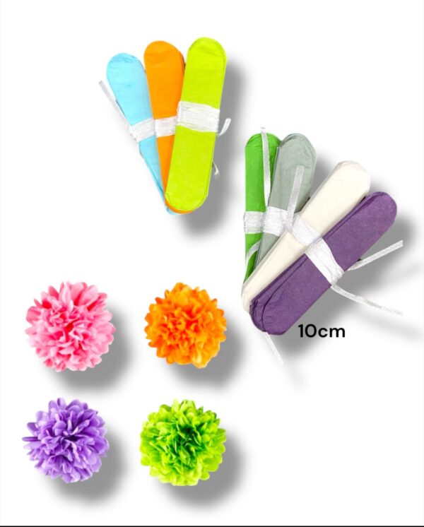 DE PAPEL COMUN 10cm LARGO