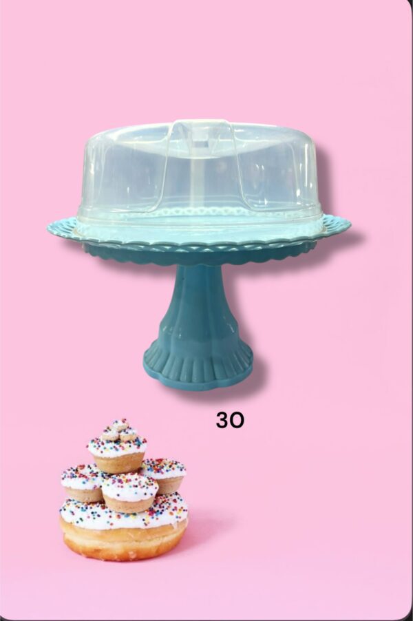 POSA TORTA CON TAPA 30CM