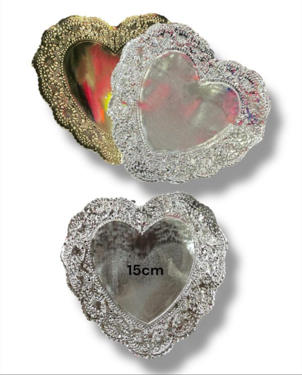 CORAZON METALIZADO 15CM