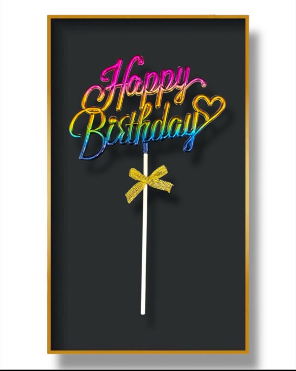 HAPPY BIRTHDAY MULTICOLOR - Imagen 2