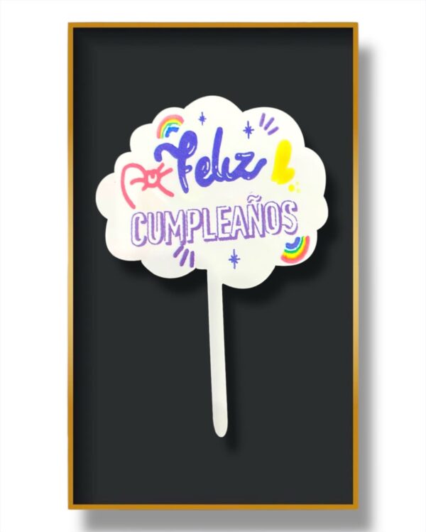 FELIZ CUMPLE REDONDO