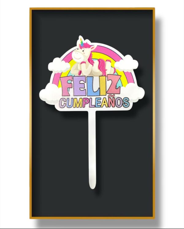 FELIZ CUMPLE UNICORNIO