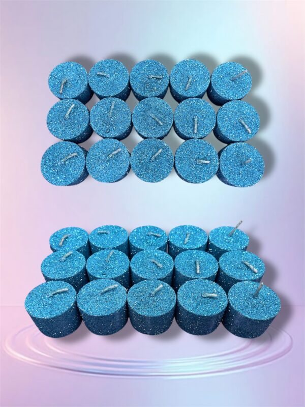 VELA CON GLITTER