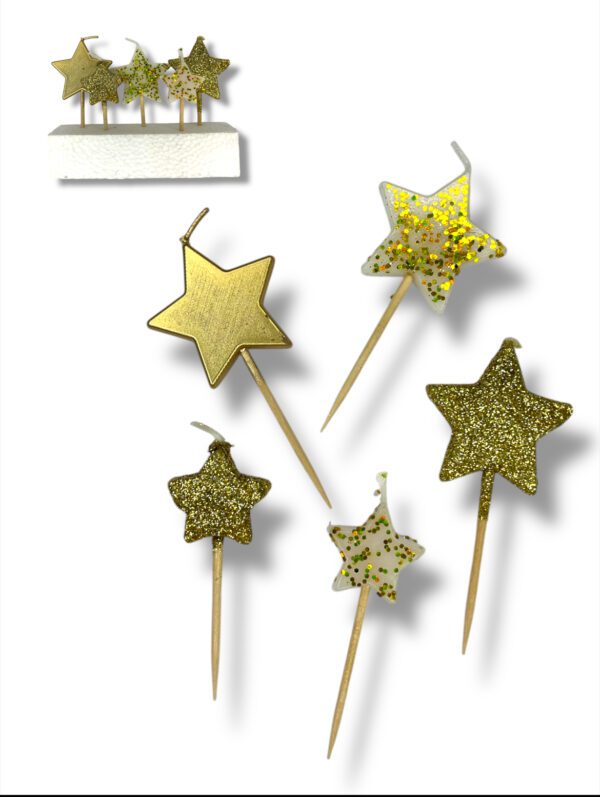 ESTRELLAS CON GLITTER