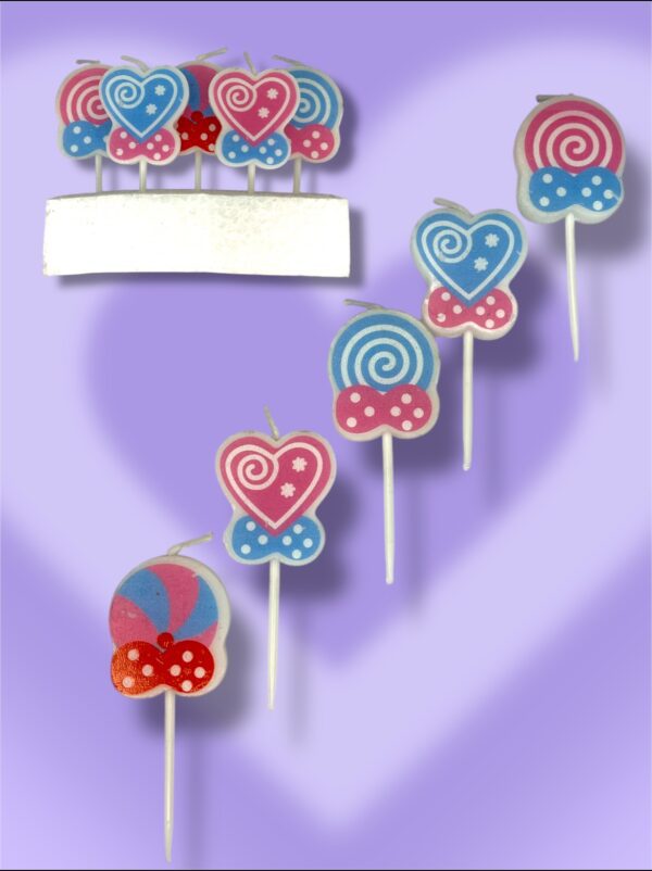 VELAS CORAZON CON PALETA