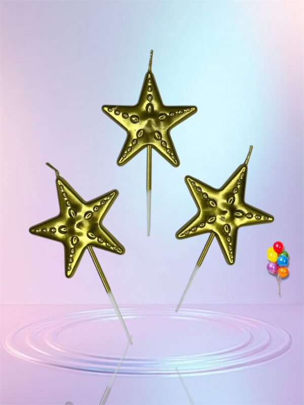 VELA DE ESTRELLA DORADO