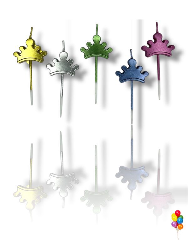 CORONITAS METALIZADAS DE COLORES