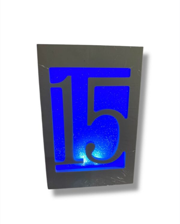 NUMERO 15 EN CUADRITO