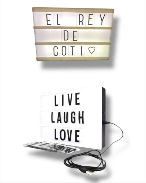 CARTEL DE LETRAS