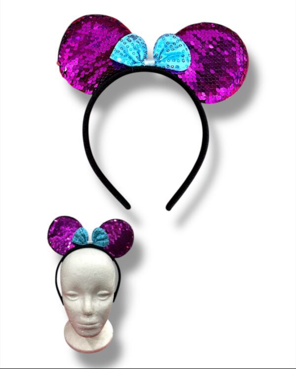OREJAS DE MINNIE LENTEJUELAS