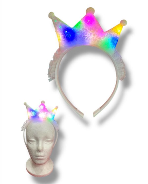 CORONA LED Y TUL - Imagen 2