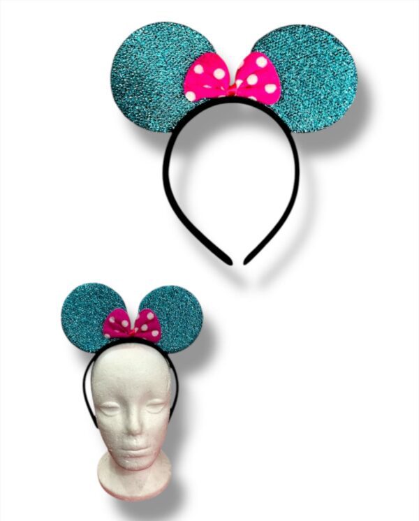 OREJAS DE MINNIE CON GLITTER