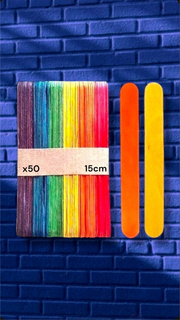 ARTICULOS VARIOS - PALITO HELADO x50 15cm