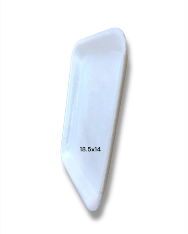 18.5 x 14cm RECTANGULARES BLANCAS