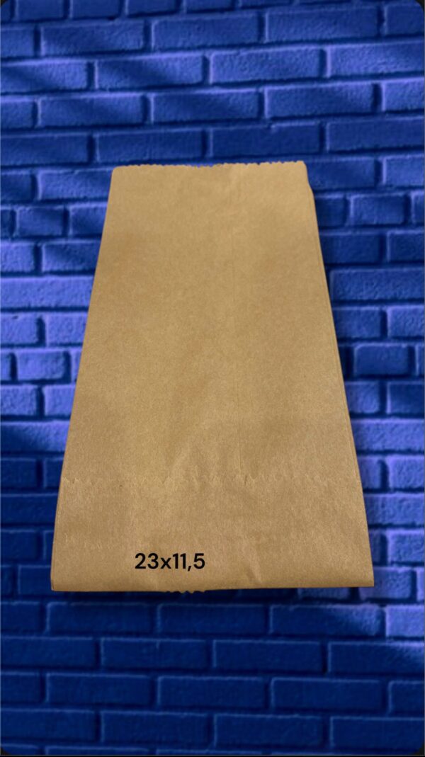BOLSA DE PAPEL - TIPO CRAFT 23x11,5cm