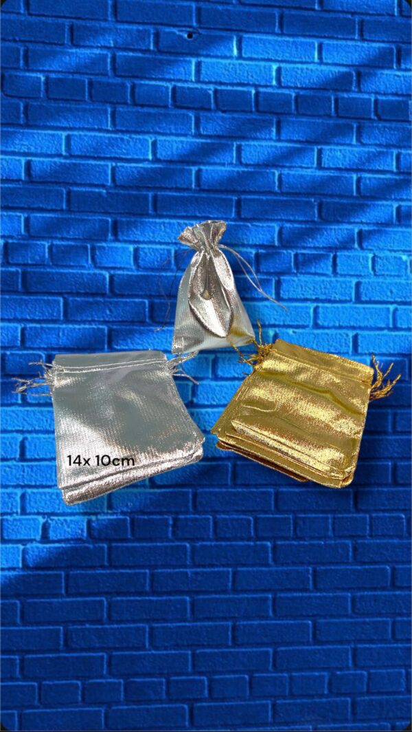BOLSA METALIZADA LISA 14x10c,