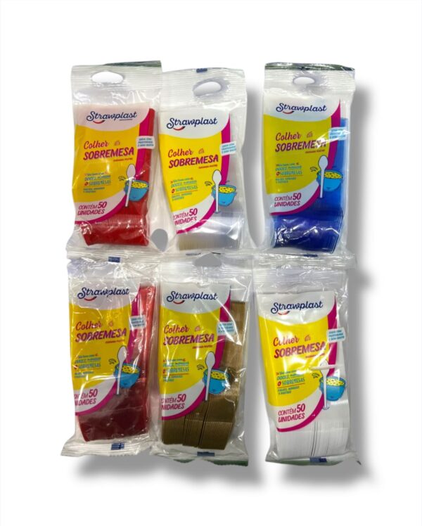 STRAWPLAST ACRILICO DE COLORES x50